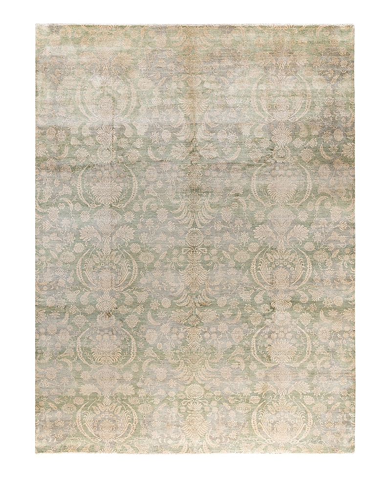 Bloomingdale's Indo Ikat M6143 Area Rug, 9'1 X 12'2 In Green