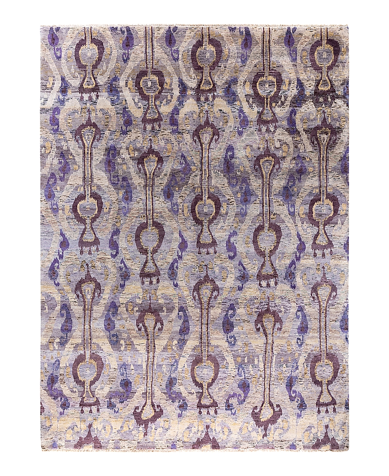 Bloomingdale's Indo Ikat M6178 Area Rug, 9' X 12'3 In Brown