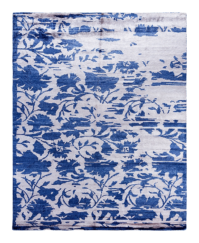 Bloomingdale's Indo Modern M6784 Area Rug, 8'1 X 10'1 In Blue