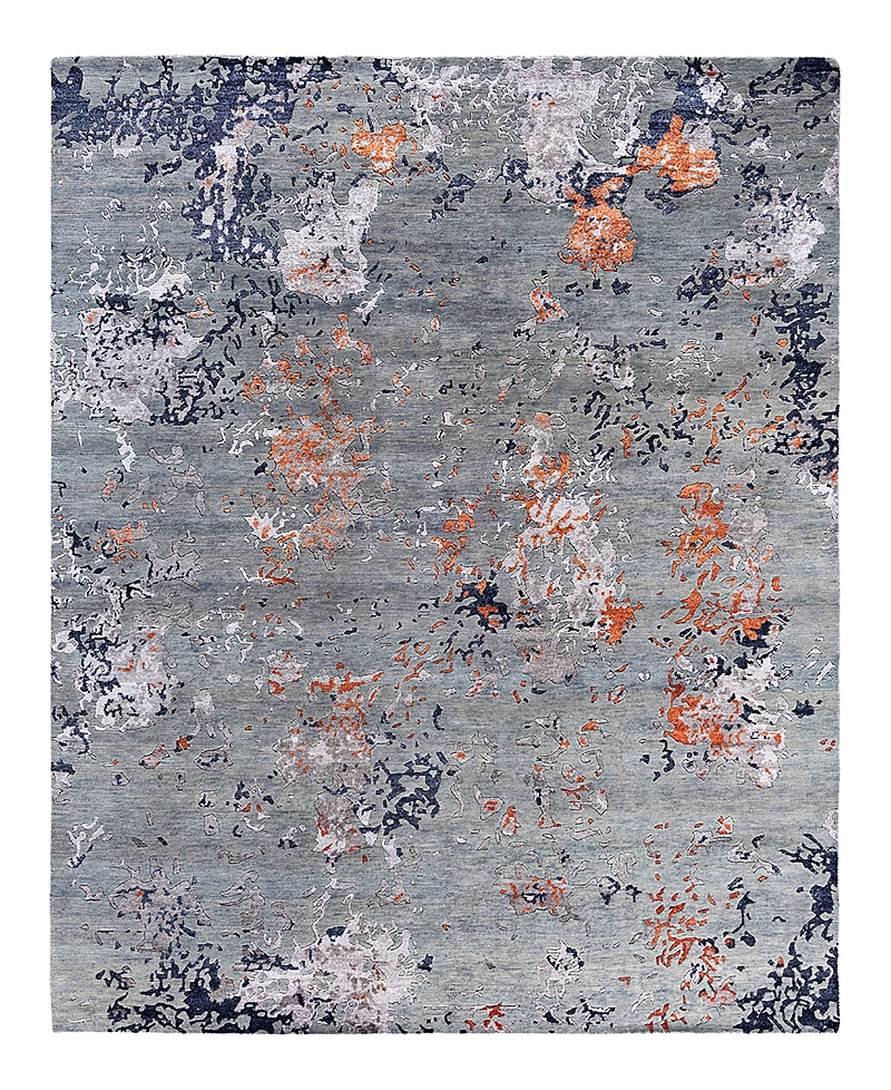 Bloomingdale's Indo Modern M7116 Area Rug, 8'2 X 10'1 In Gray