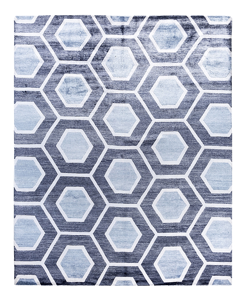 Bloomingdale's Indo Modern M7657 Area Rug, 8'3 X 10'2 In Gray