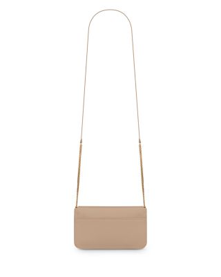 Cassandre Phone Holder with Strap in Smooth Leather