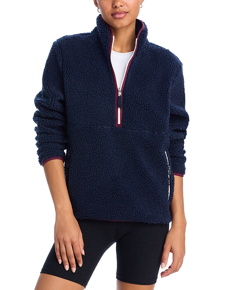 SPLITS59 LIBBY SHERPA HALF ZIP TOP