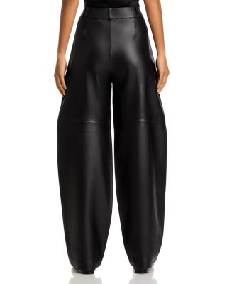 High Waist Leather Balloon Pants 