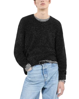 The Kooples Nylon Glittery Straight Fit Sweater