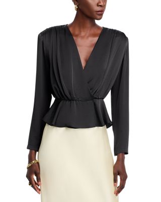TOCCIN - Adeline Peplum Hem Top