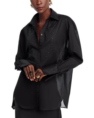 BOSS - Bekani Crystal Embellished Blouse