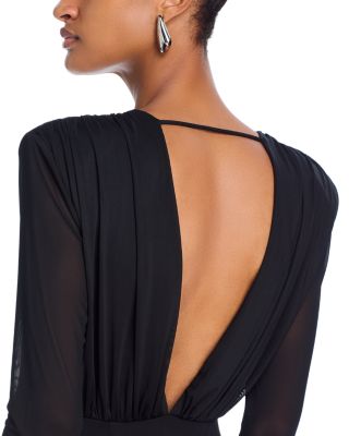 chinese dress ladies KAYLA Maxi Dress | Sheer Lace Maxi Dress