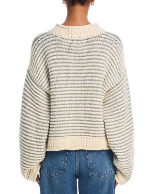 The Bell Sleeve Striped Sweater
