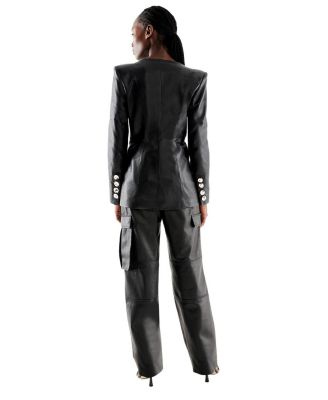 Claude Recycled Leather Blazer