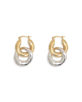 Nina Gordon Motion Tube Double Hoop Earrings