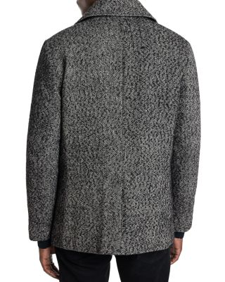 Harden Regular Fit Double Breasted Wool Peacoat