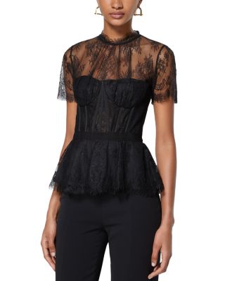 SIMKHAI - Kehlani Lace Bustier Top