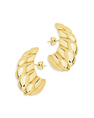 Bobine Statement Earrings in 14K Gold Plated