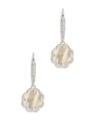 Rose Petal Short Drop Earrings