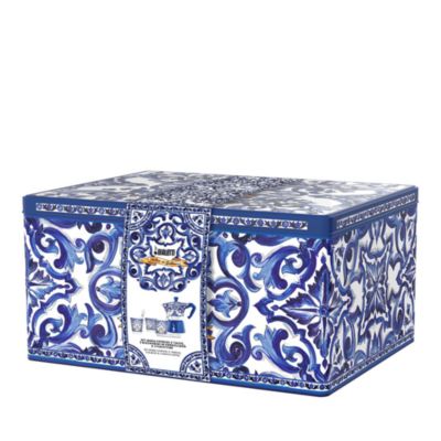 Moka 3-Cup Coffee Maker &amp; Cups Gift Set