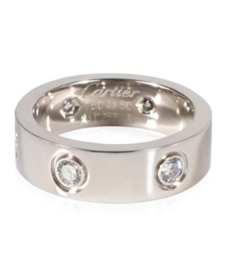 Pre-Owned Cartier Love 18K White Gold Fashion Ring