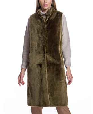 Reversible Shearling Lamb Vest