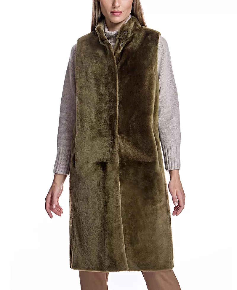 Maximilian Reversible Shearling Lamb Vest