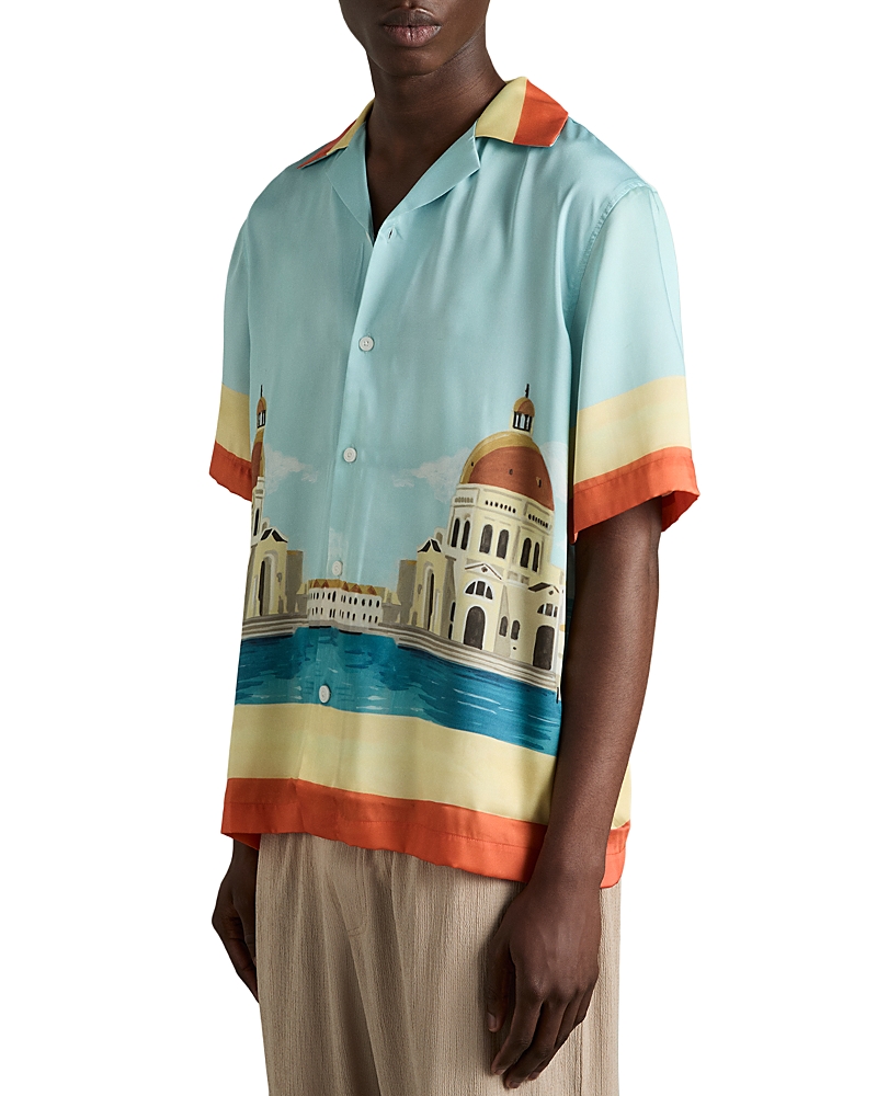 Reiss Venice Graphic Print Resort Shirt - Exclusive