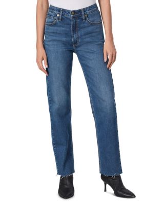 rag & bone - Harlow High Rise Straight Leg Ankle Jeans in Nova