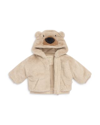 Unisex Faux Fur Bear Hooded Jacket - Baby
