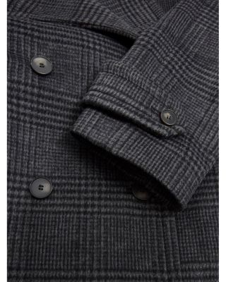 Peckworth Plaid Double Breasted Long Coat