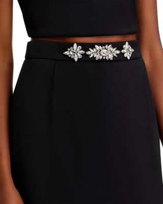 Embellished Cropped Top & Kori Embellished Skirt