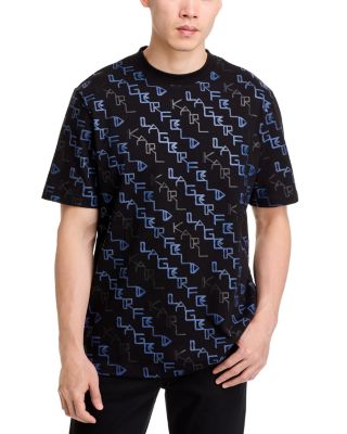 KARL LAGERFELD PARIS WHITE LABEL - Printed Short Sleeve Tee