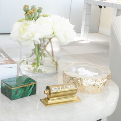 Casca Bowl, Crystal & Gold