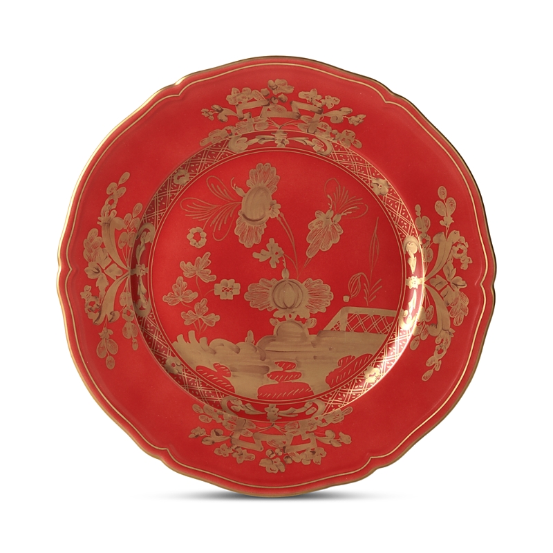 Ginori 1735 Richard Ginori Oriente Italiano Charger Plate In Red