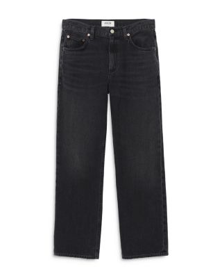 デニム・ジーパン AGOLDE Women Denim Pants A154C1157 HITCH Black Dame High Rise Wide Leg No Cuff in Hitch – AGOLDE