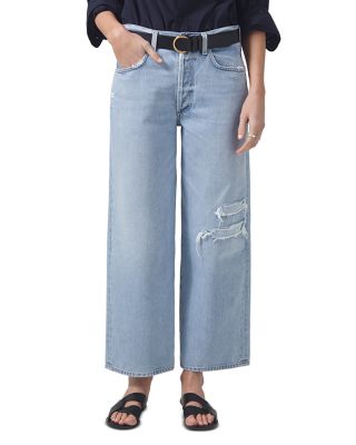 Citizens of Humanity - Pina High Rise Wide Leg Ankle Jeans in Cascade