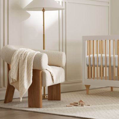 Cable Knit Organic Cotton Baby Blanket