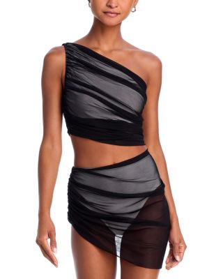 Norma Kamali - Diana Asymmetric Bikini Top & Diana Asymmetric Bikini Bottom