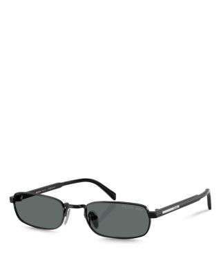 Prada - Iconic Plaque Rectangle Sunglasses, 54mm