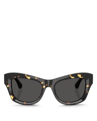 Shield Hinge Cat Eye Sunglasses, 51mm