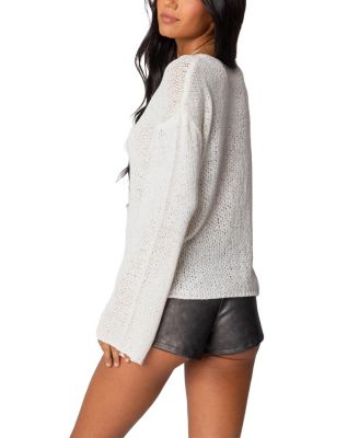 Drop Shoulder Light Knit Sweater