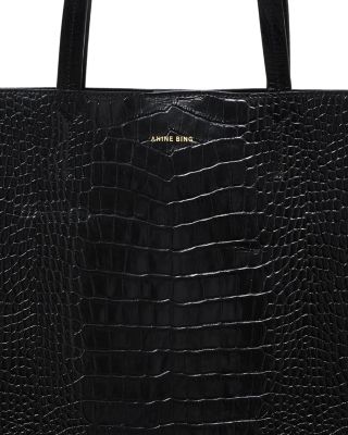 Anine Bing Elly Leather Tote Bloomingdale's