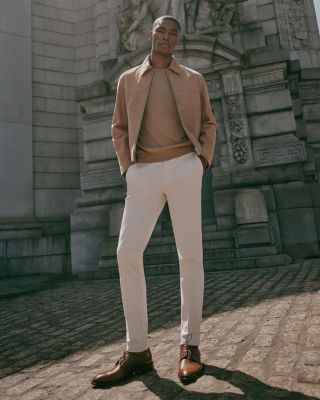 Malbano Zip Front Leather Jacket