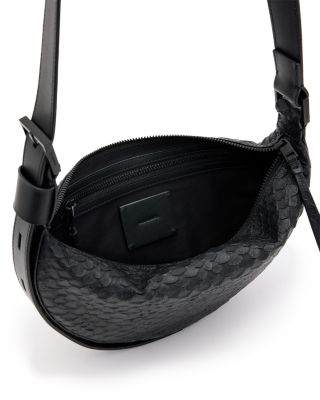 Half Moon Leather Crossbody