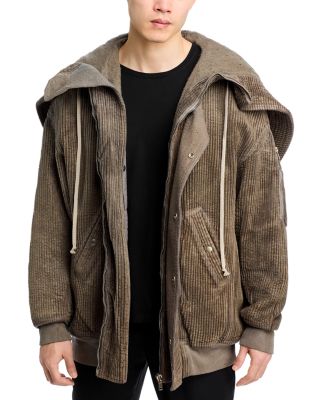 DRKSHDW Rick Owens - Hooded Padded Bomber Jacket