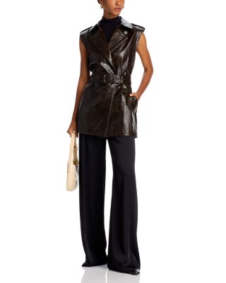 Harper Faux Leather Vest