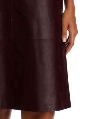 Graylen Faux Leather Shift Dress
