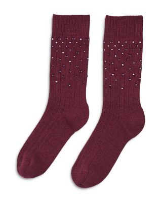 Sandro Evita Rhinestone Embellished Socks