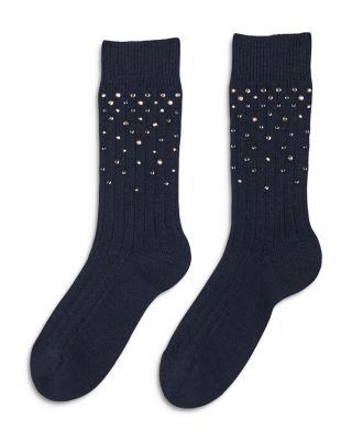 Sandro Evita Rhinestone Embellished Socks