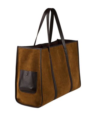 Large Suede Tote Bag