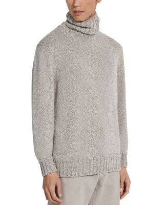 Zegna Melange Oasi Cashmere Turtleneck Sweater