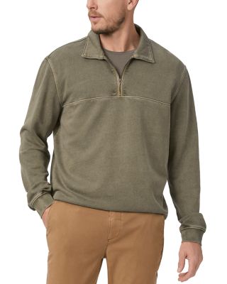 PAIGE - Davion Cotton Regular Fit Quarter Zip Sweatshirt