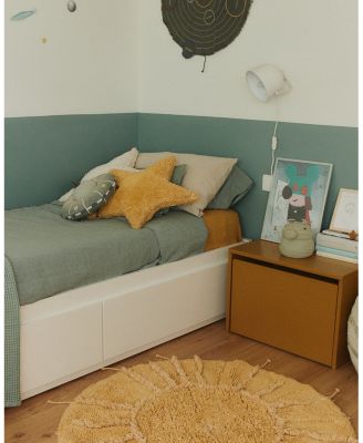 Lorena Canals Mom, I want to be an astronaut Solar Round Area Rug, 3'3" x 3'3"